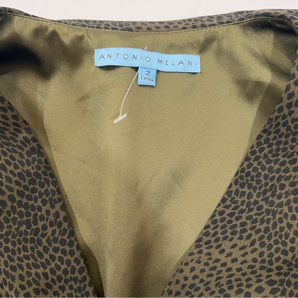 EUC Antonio Melani Chiffon Cocktail Dress - Size 2 - Picture 4 of 7